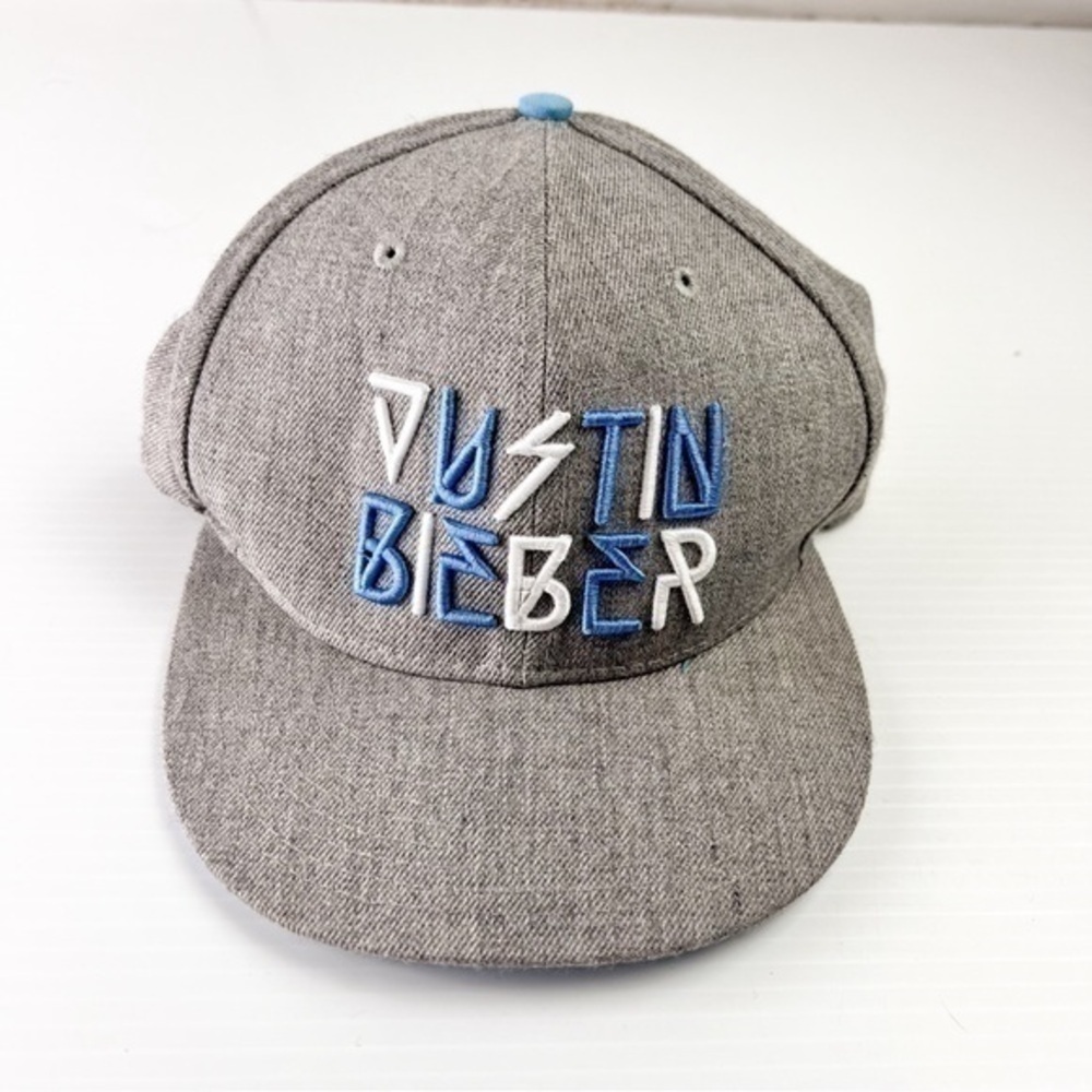 Justin Bieber Believe Tour Swaggy Gray Style Hat Cap Snapback size 7 3/8